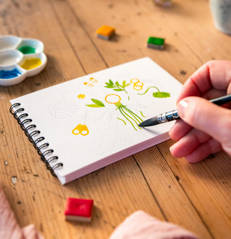 Carnet de coloriage A6 - 14 illustrations - Do it yourself