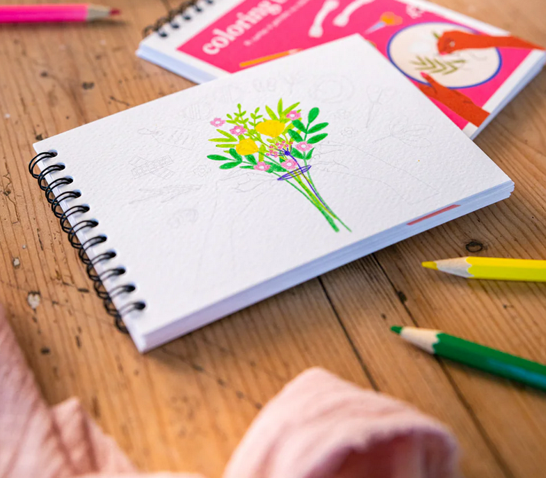 Carnet de coloriage A6 - 14 illustrations - Do it yourself