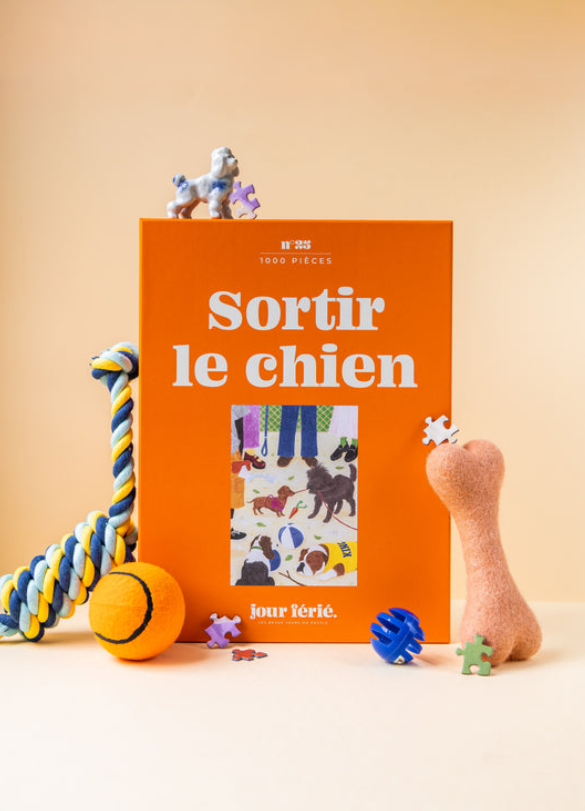 Sortir le chien  - Puzzle 1000 pièces