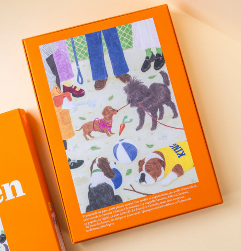 Sortir le chien  - Puzzle 1000 pièces