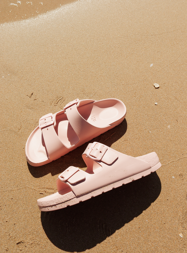 Sandales waterproof Coachella / Rose chamallow