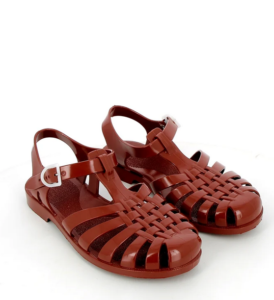 Sandale méduse terracotta
