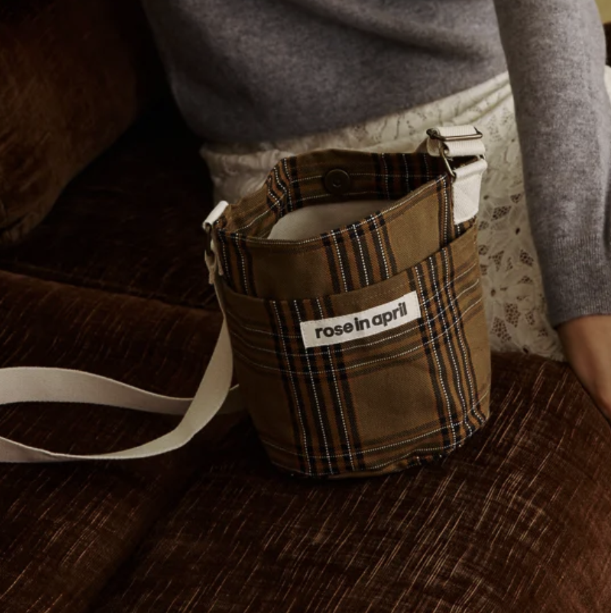 Sac seau ZAZOU tartan