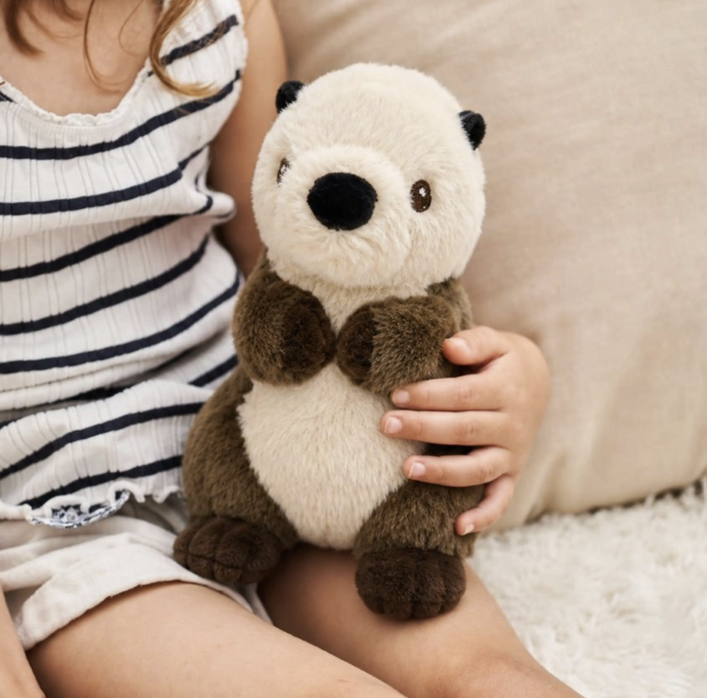 Bouillotte peluche Loutre