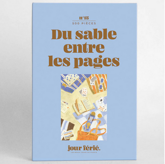 Puzzle 500 pces Du sable entre les pages
