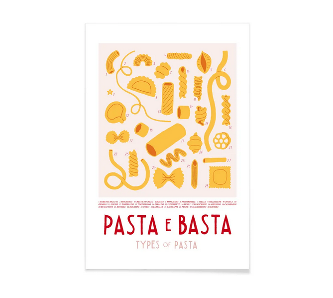 Affiche Pasta e Basta ! 2 formats