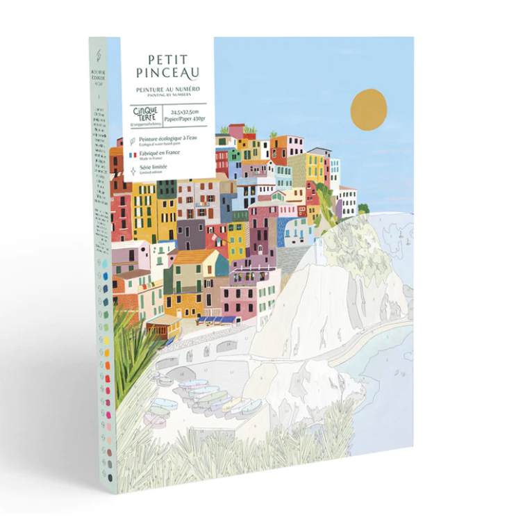 Coffret peinture au numéro Cinque Terre