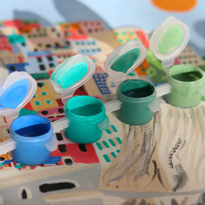 Coffret peinture au numéro Cinque Terre