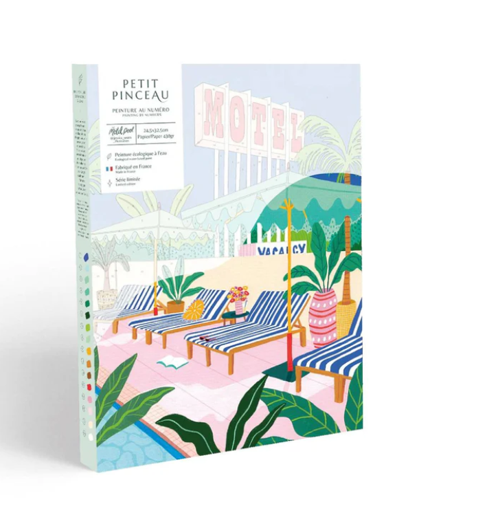 Coffret peinture au numéro The Motel Pool