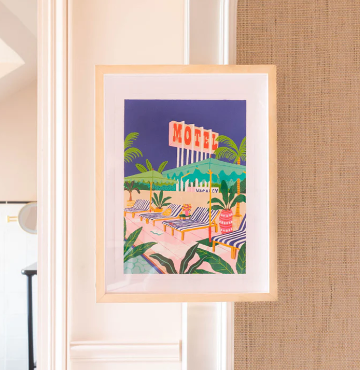 Coffret peinture au numéro The Motel Pool