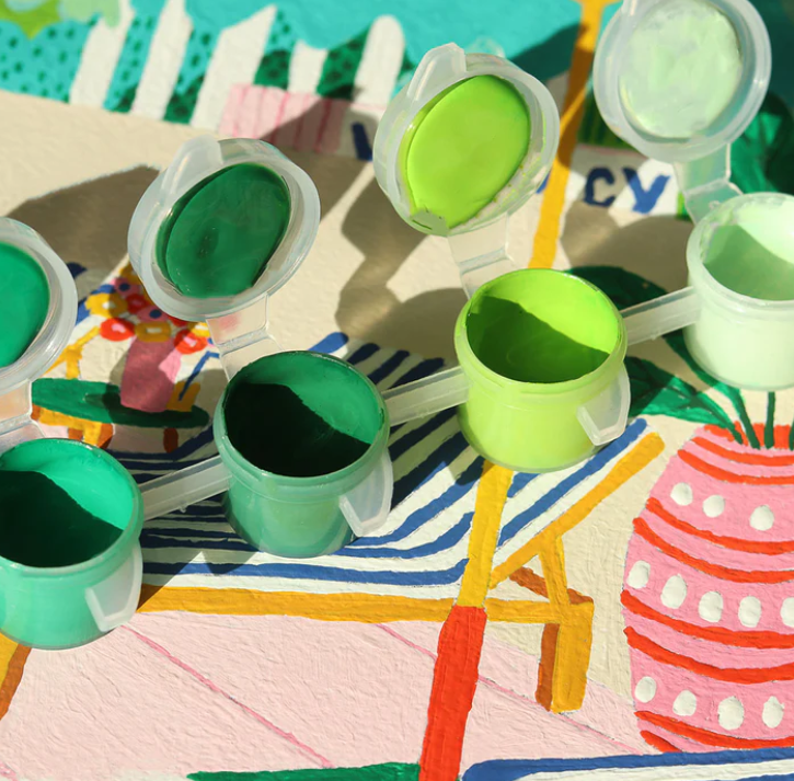 Coffret peinture au numéro The Motel Pool