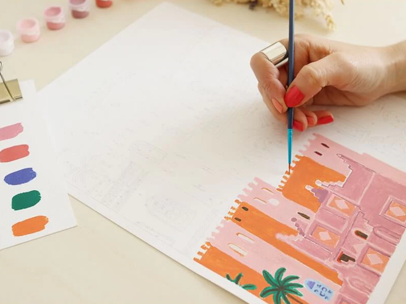 Coffret peinture au numéro Maroc