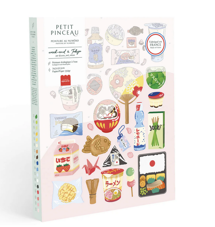 Coffret peinture au numéro week-en à Tokyo