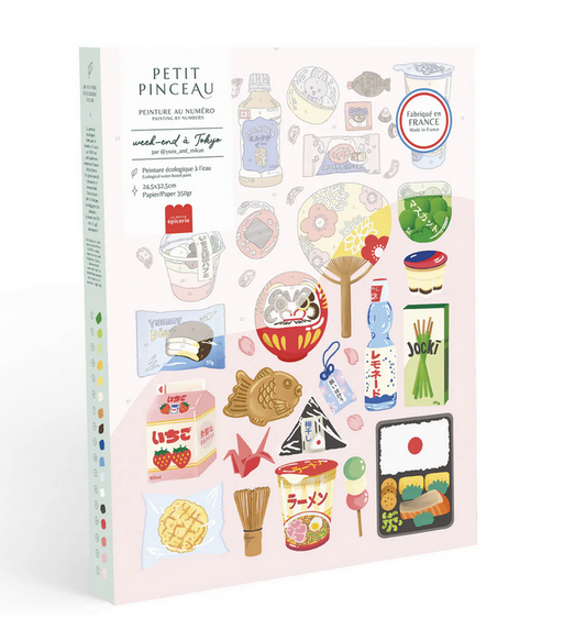 Coffret peinture au numéro week-en à Tokyo