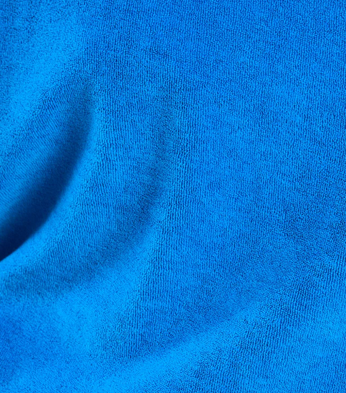 t-shirt terry éponge bleu azur