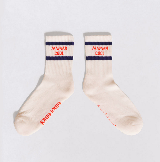 Les chaussettes coton bio Maman cool - taille 36/41 fabriquées en France