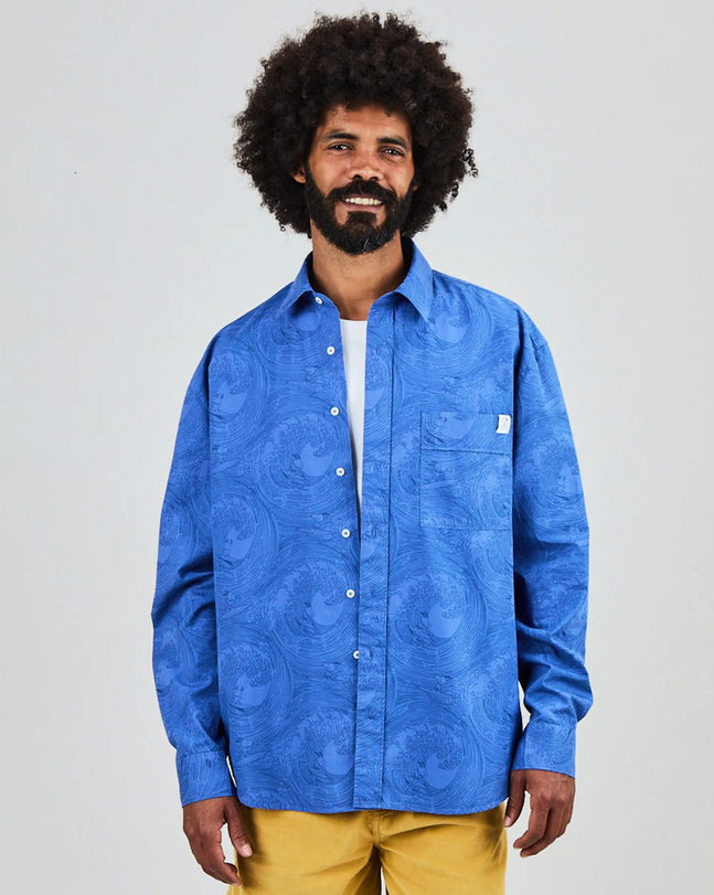 Chemise Snoopy Surf manches longues coton bio
