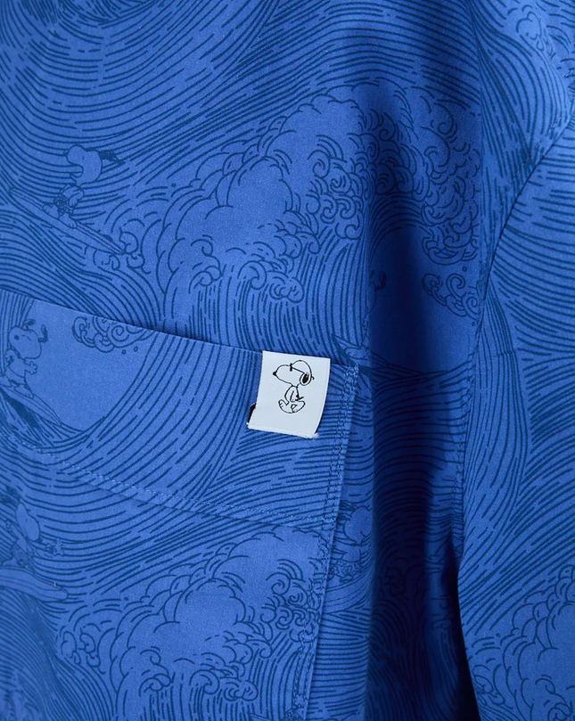 Chemise Snoopy Surf manches longues coton bio