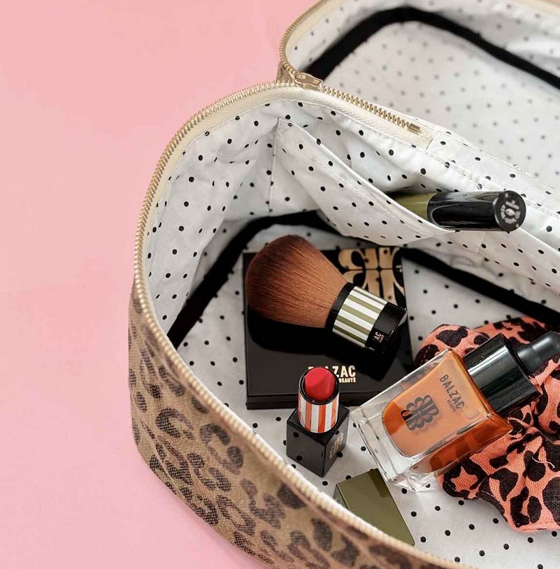 Vanity Oona graou olive léopard coton bio