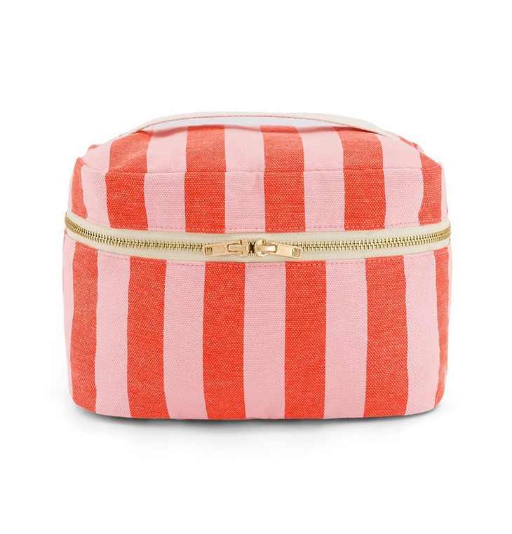 Vanity Oona rayure candy pink rouge coton bio