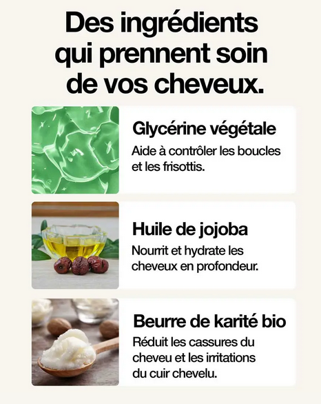 crème boucles cheveux bio made in France Sapiens
