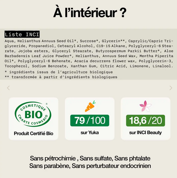 crème boucles cheveux bio made in France Sapiens