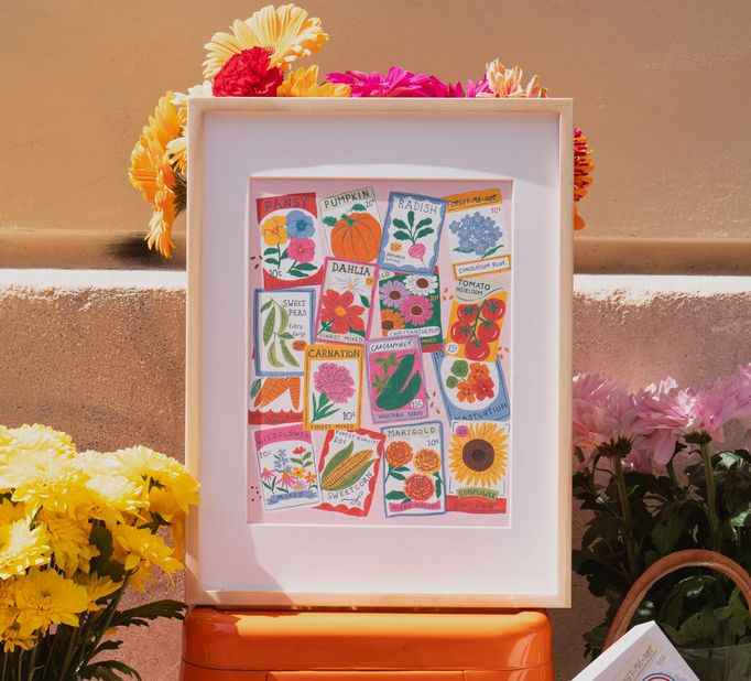 Coffret peinture au numéro - Seed Packets