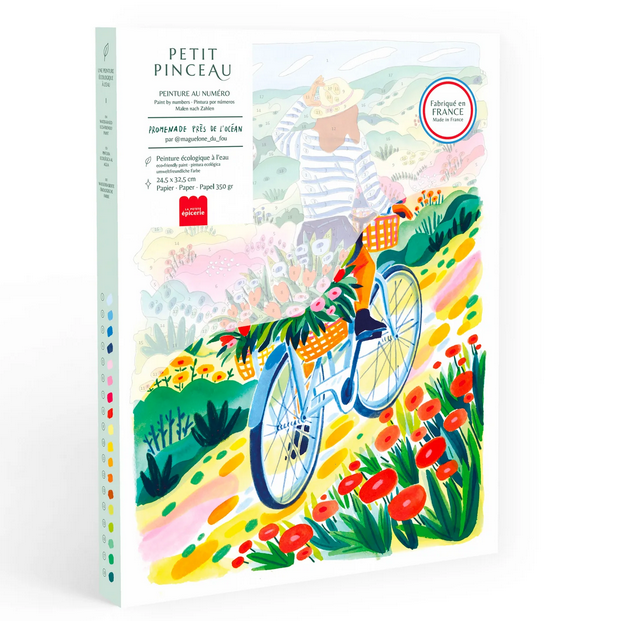 Coffret peinture au numéro - Promenade près de l'Océan