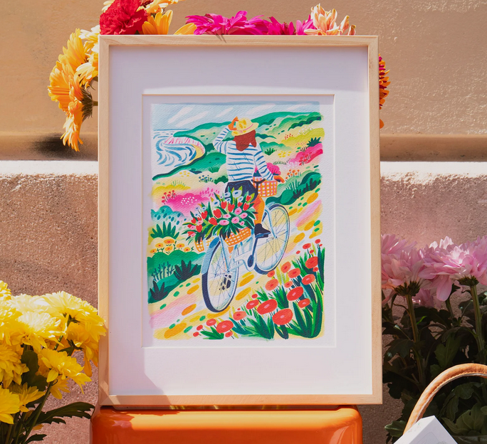 Coffret peinture au numéro - Promenade près de l'Océan