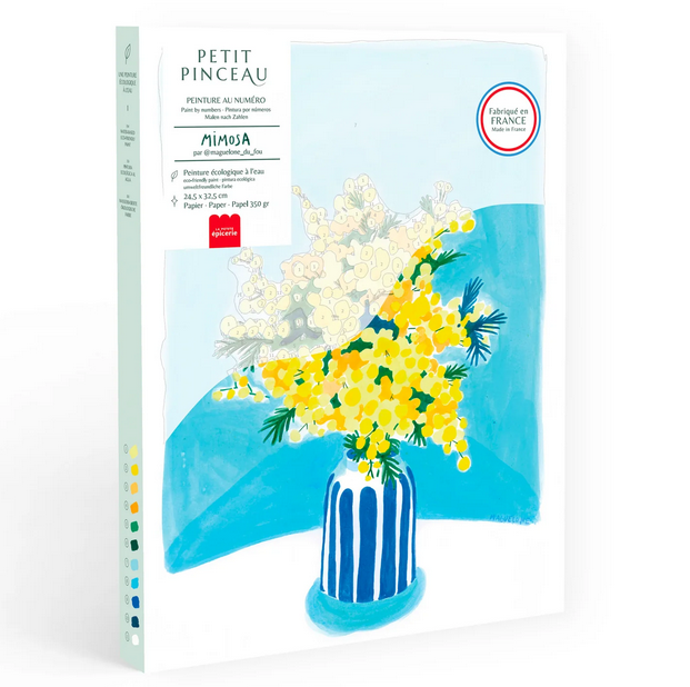 Coffret peinture au numéro - Mimosa