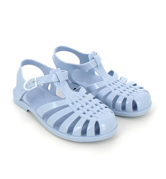 Sandale méduse bleu nuage