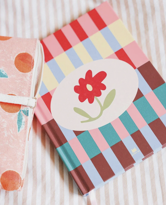 Carnet relié 192 pages Color Flower fabriqué en France