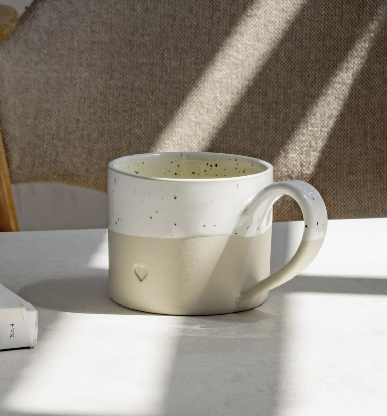 tasse à anse coeur