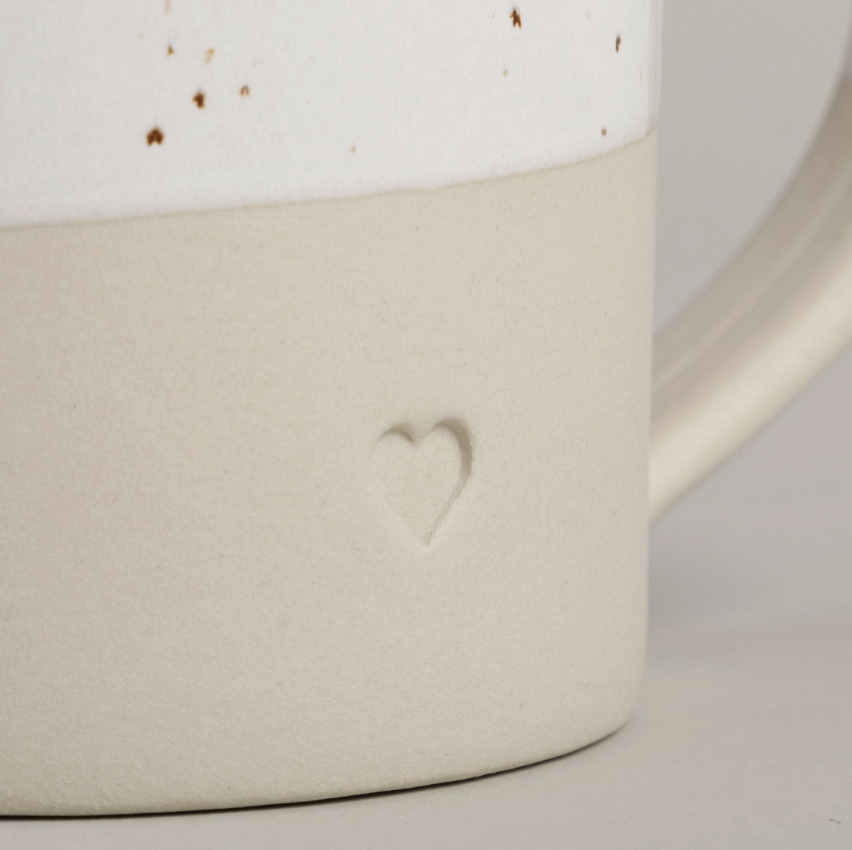 tasse à anse coeur