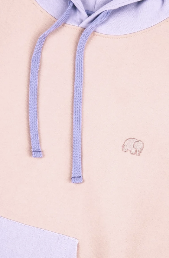 hoodie sweat capuche colorbloc pastel