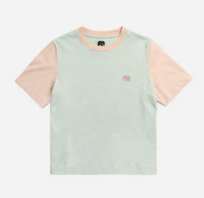 T-shirt colorbloc pastel
