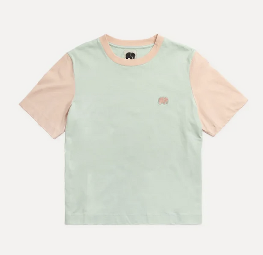 T-shirt colorbloc pastel