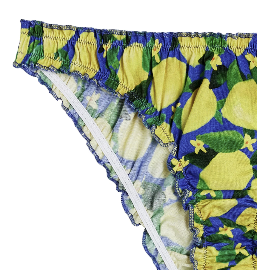 Bloomer culotte Citrus bleu coton bio