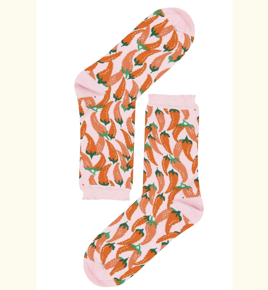 Chaussettes coton bio Pimientos 36-41