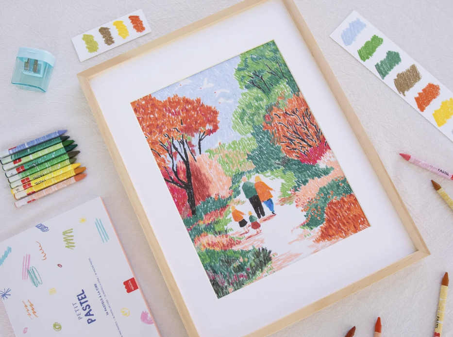 Coffret pastel au numéro - Petit Pastel - Balade d'automne