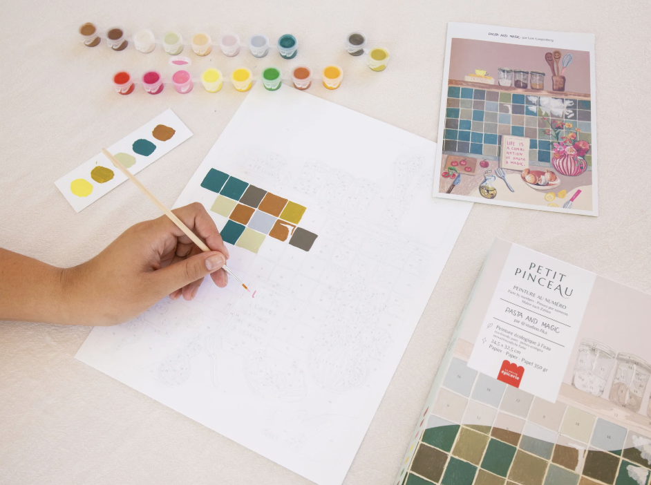 Coffret peinture au numéro - Pasta & Magic