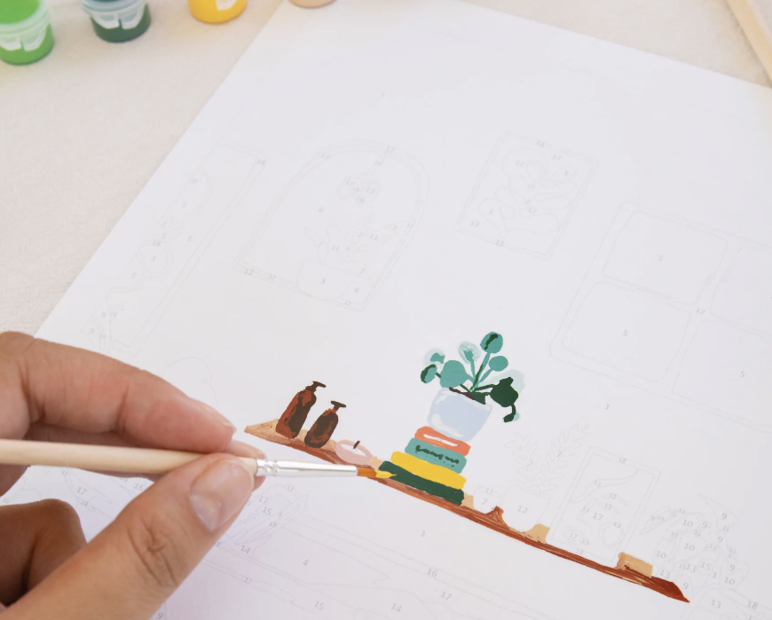 Coffret peinture au numéro - Bath