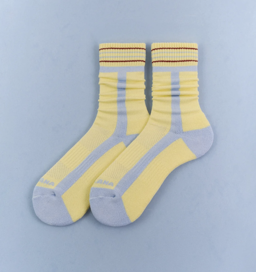Chaussettes RUN yellow