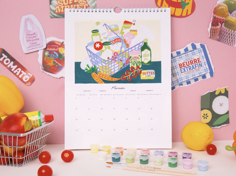 Calendrier 2027 peinture au numéro édition limitée