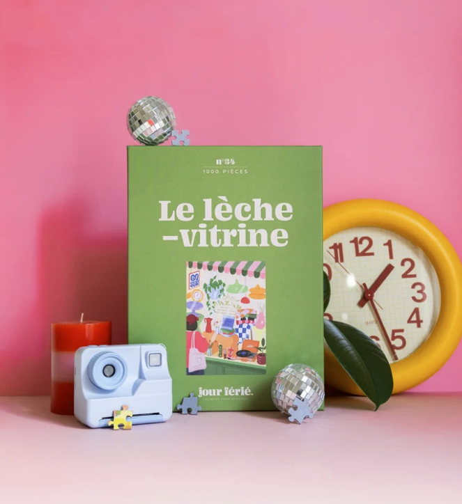 Le lèche vitrine - Puzzle 1000 pièces jour férié