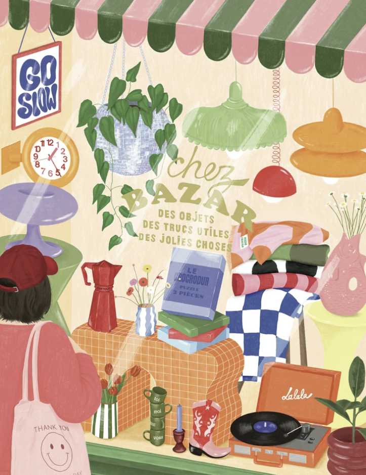Le lèche vitrine - Puzzle 1000 pièces jour férié