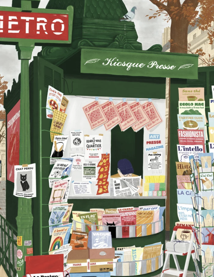 Le kiosque - Puzzle 1000 pièces jour férié