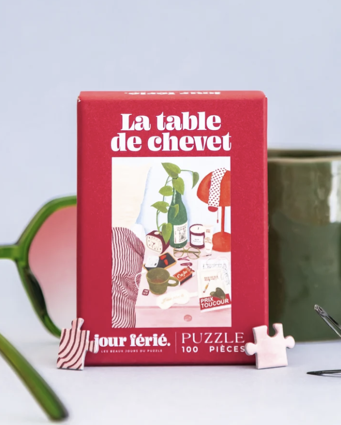 Mini puzzle 100 pièces Jour férié - La table de chevet