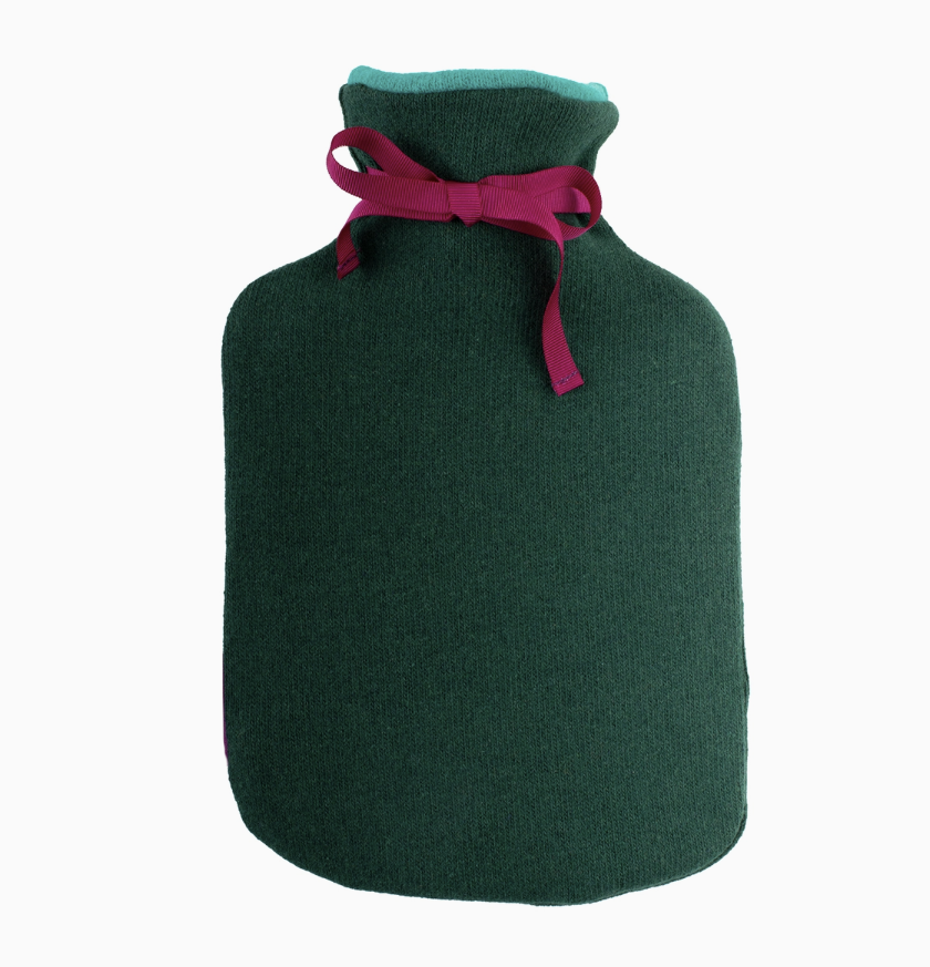 Bouillotte eau cosy vert