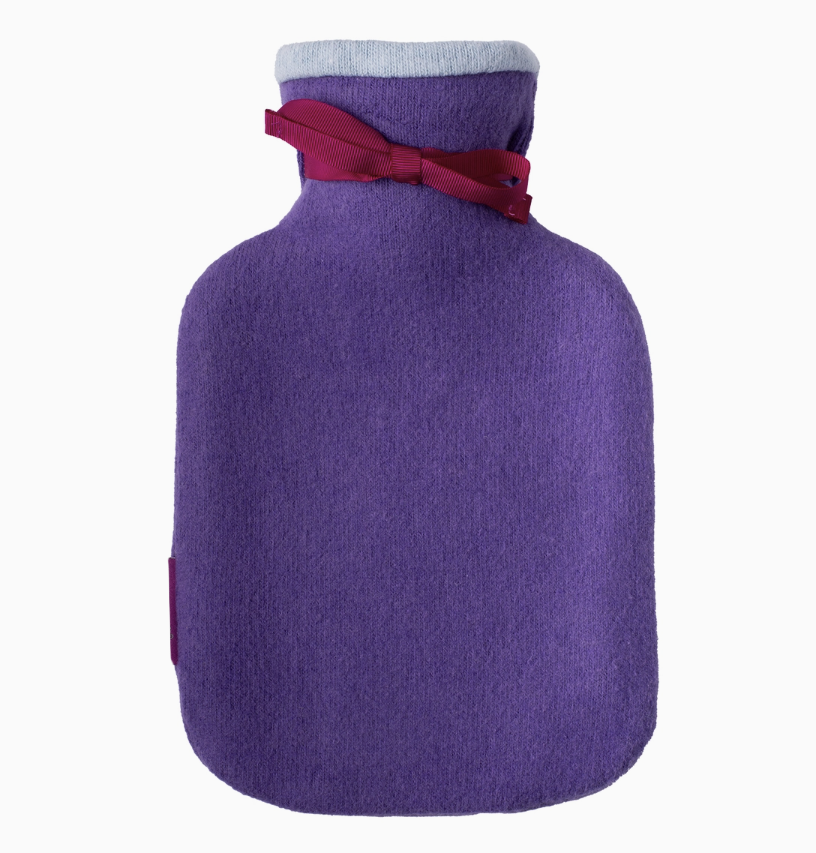 Bouillotte eau cosy violet